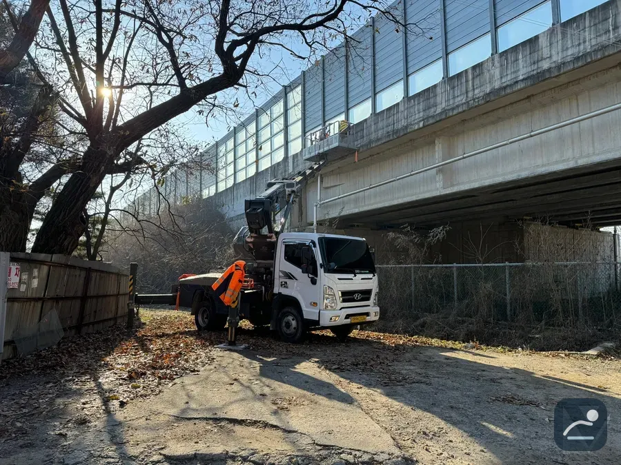 경북 스카이차 전기·통신 작업 현장