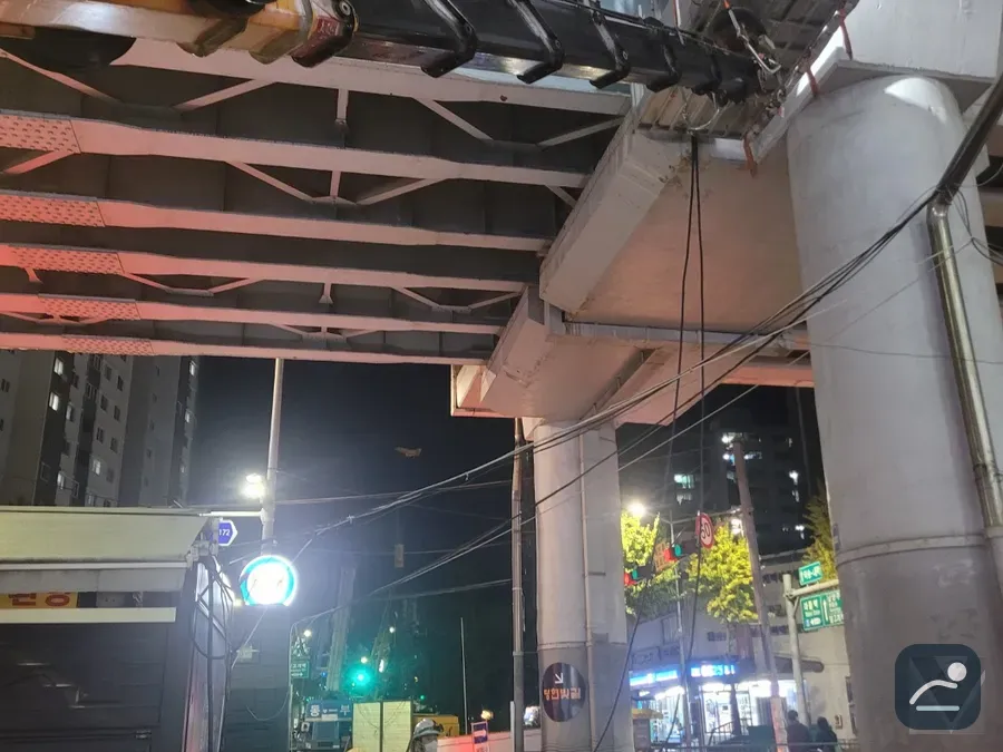 울산 스카이차 에어컨·실외기 작업 현장