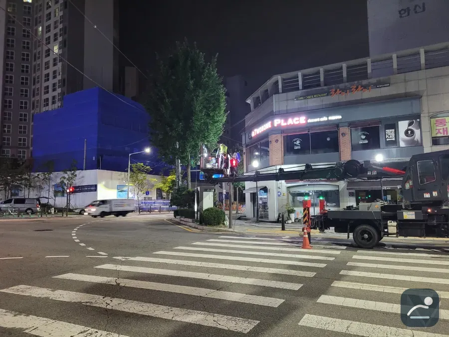 대구 스카이차 외벽·간판 작업 현장